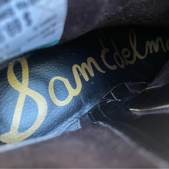 Sam Edelman Maddox Black Leather Ankle Boot | Sz 9.5 - Picture 9 of 9